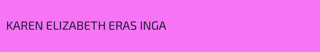 KAREN ELIZABETH ERAS INGA